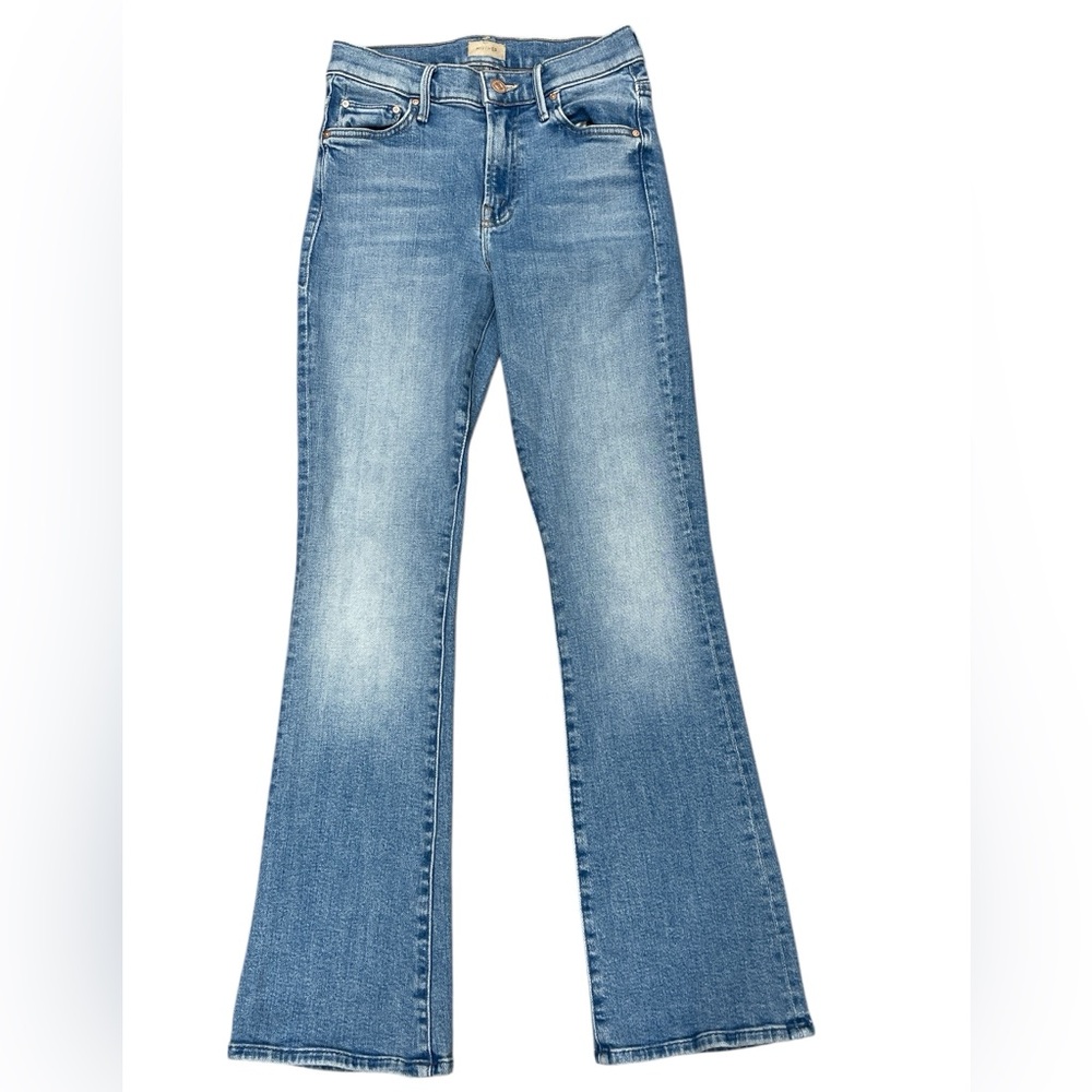 MOTHER Women's Light Blue Flare Jeans